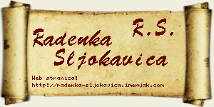 Radenka Šljokavica vizit kartica